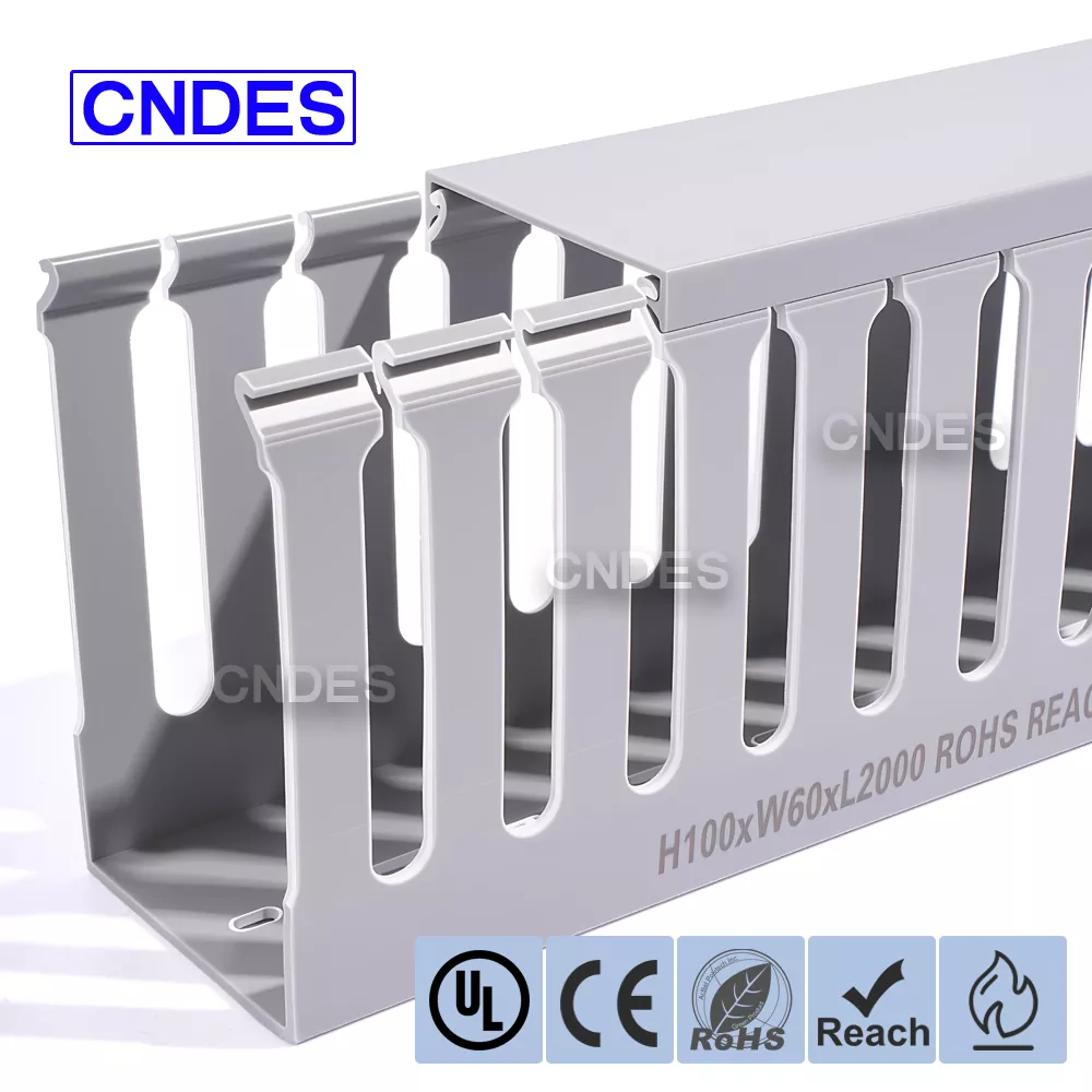 100×60 PVC-kanal til elektriske paneler