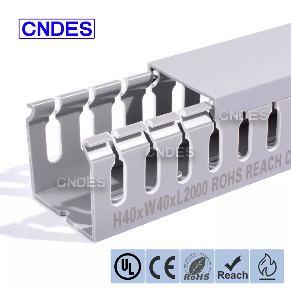 40×40 PVC ledningskanal med dæksel