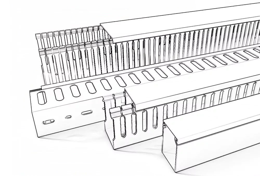 Brugerdefinerede PVC-ledningskanaler